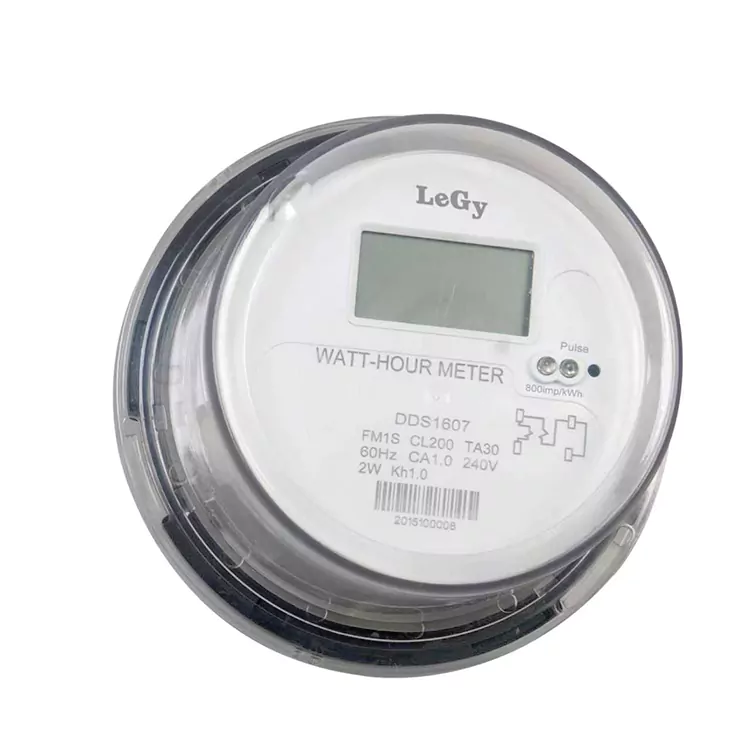 ANSI foglalat típusú egyfázisú energiamérő