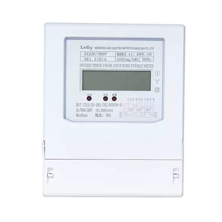 Közvetlenül csatlakoztatott háromfázisú kWh energiamérő