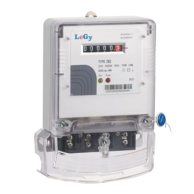 Egyfázisú elektronikus kWh energiamérő